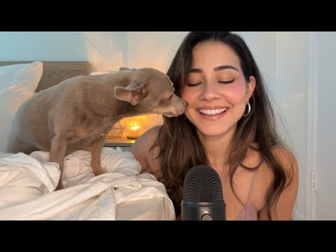 ASMR with Cristiano❤️ giving him peanut butter and scratches 