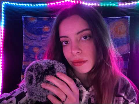 ASMR Fluffy Mic Live 💤 Soft Brushing, Gentle Whispers & Deep Relaxation