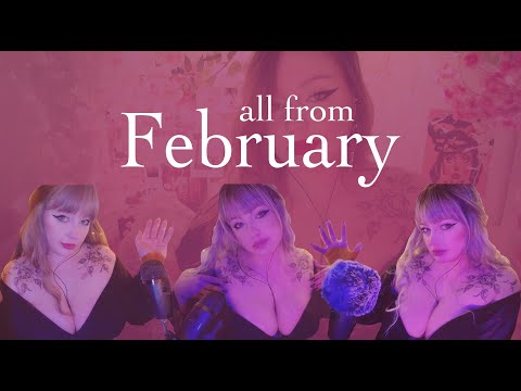 ASMR | all from February | 1Hour | No Talking