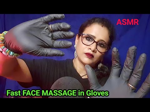 ASMR Fast Face MASSAGE in Gloves💆‍♀️🧤 | Asmr Ghosal | asmr personal attention |