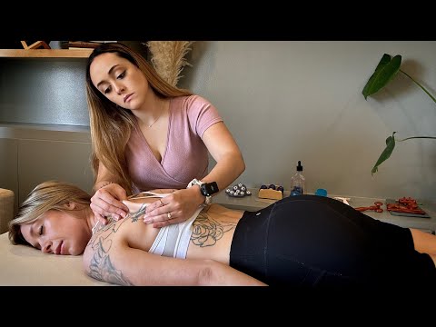 ASMR Chiropractic Full Body Adjustment, Skin Pulling & Deep Tissue Massage | Soft Spoken Roleplay