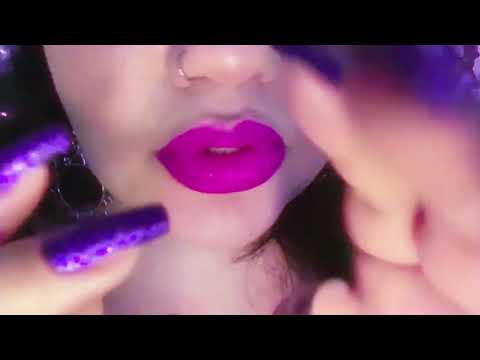 ASMR Hand movements, mouth sounds, camera touching, whispers 🖤