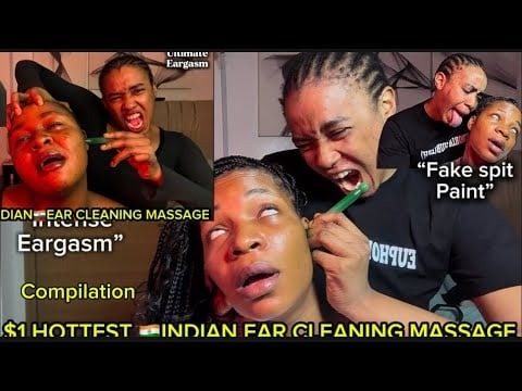 ASMR✨INDOOR STREET INDIAN🇮🇳HEAD& EAR INTENSE MASSAGE,SPITPAINT THAT SENT KAMSI &SUSAN TO DIMENSION 