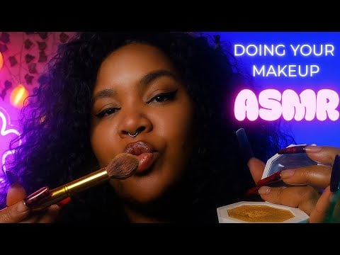 ASMR | Doing YOUR Makeup *Fast Aggressive* (PERSONAL ATTENTION) XL NAILS USING  NYX, ELF &  FENTY
