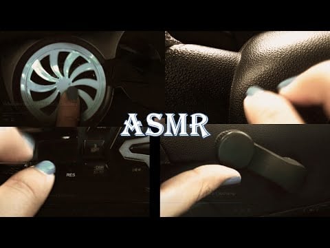 ASMR dentro do carro: TAPPING/batidinhas com os dedos - Explorando sons no interior do veículo