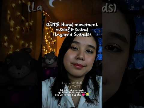 ASMR Hand Movement visual and sounds with Layered Sounds (Dry and Soft Hands) ✨ #asmr #asmrhands