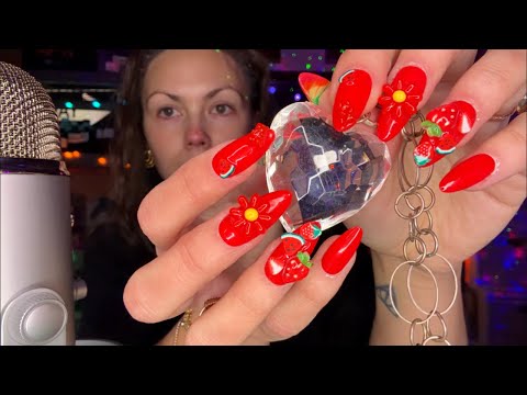 asmr/ thrift store haul🤭 (books + jewelry + more)