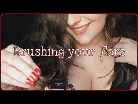 100% Tingly ASMR - Brushing your ears with my hair! ♥