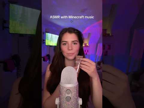 ASMR with Minecraft music 🎶 #asmr #ASMR #personalattention #sleep #relax #whispers #asmrchallenge