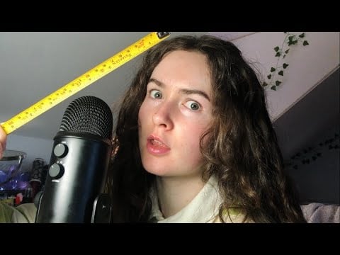 ASMR || Measuring your Face - Fast & Aggressive📐 