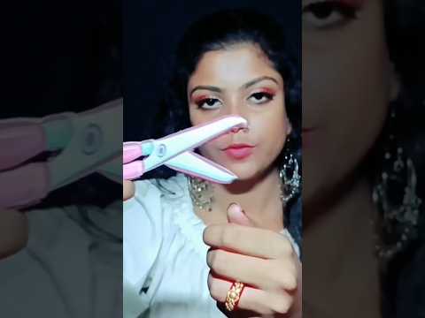 ASMR Paper Haircut And Hairstyle #shorts #asmr