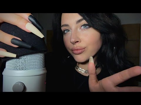 Gentle Mic Triggers -ASMR ( Mic Pumping, Scratching, & Close Whisper)