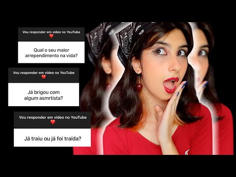 ASMR Respondendo perguntas PESSOAIS que meus inscritos fizeram!