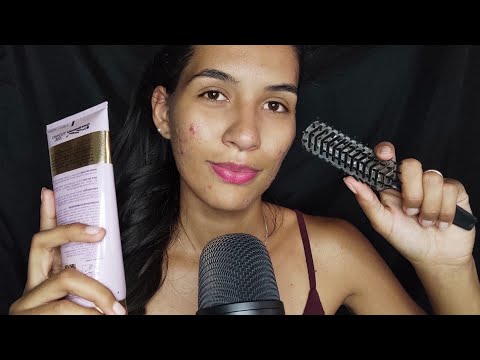 ASMR MÃE RAIZ TE ARRUMANDO PRA ESCOLA | FAST AND AGGRESSIVE 😡