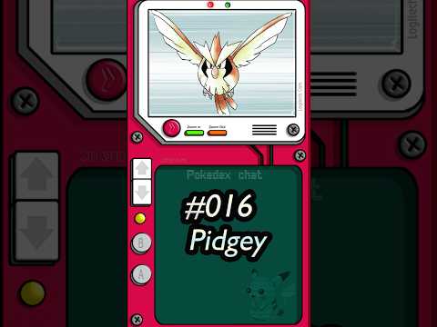 Relaxing Pokedex | Pidgey 🐦 #asmr #shorts #asmrsounds #pokemon
