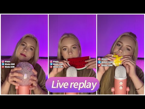 Live replay TikTok | #asmrminuha #asmr 