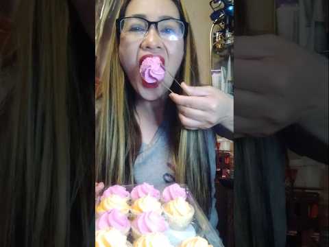 ONE TIME BITE CUP CAKE#mukbang #shortsfeed #food #cake #everyone #challenge
