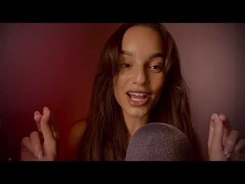 ASMR | personal attention | soft whispers | scratching + plucking