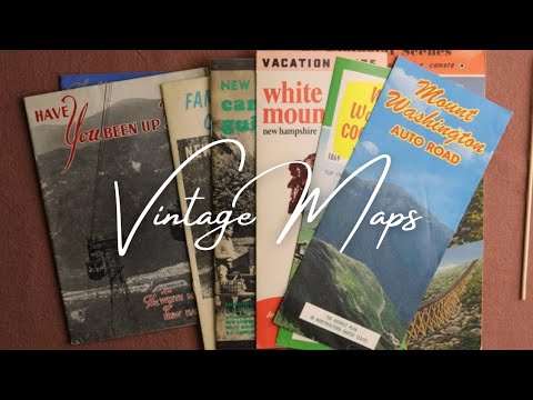 ASMR Vintage Maps of New Hampshire