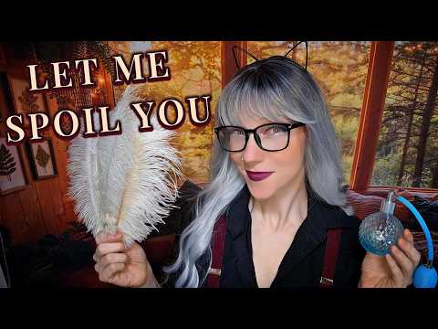 ASMR Luxury Bedtime Pamper ✨ Feathers, Lavender & Soft Whispers