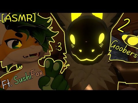 [Furry ASMR] 2 Silly goobers help you sleep :3 [Sleep-aid] [Soft-spoken] [Mouth sounds]