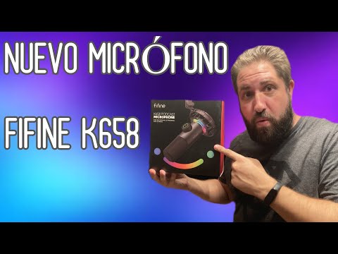 UNBOXING del 🎤NUEVO MICRÓFONO FIFINE K658🎤