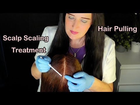 ASMR Medical Scalp Check & Scalp Scaling Treatment (Whispered)