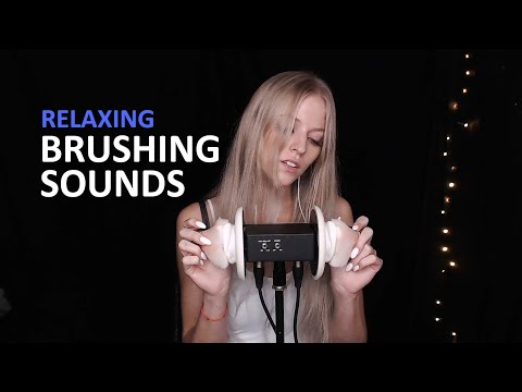 ASMR | Gentle & calm brushing sounds | Sleep, Study, Meditation, Tingles | 3Dio