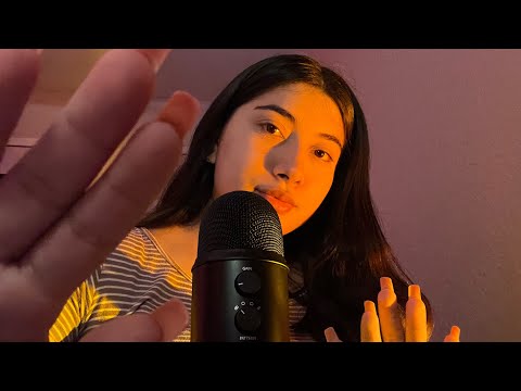 ASMR | repeating “relax & go to sleep” with tingly triggers 💤
