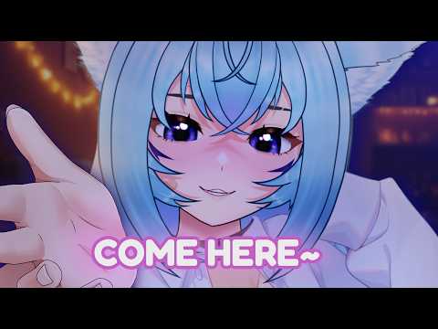 [ASMR] Fox Girl Comforts you to Sleep + Headpats + Heartbeats 💗
