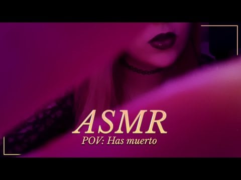 ASMR ✧ Chica gótica te maquilla para tu funeral ˖°🦇ִ ࣪𖤐