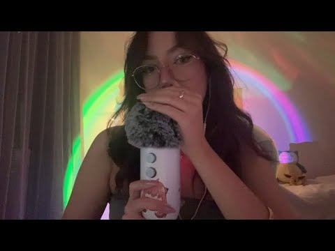 ASMR Japanese Trigger Words (mic brushing & close up whispers)