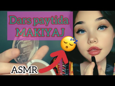 ASMR. a classmate will do makeup. Sinfdosh MAKIYAJ
