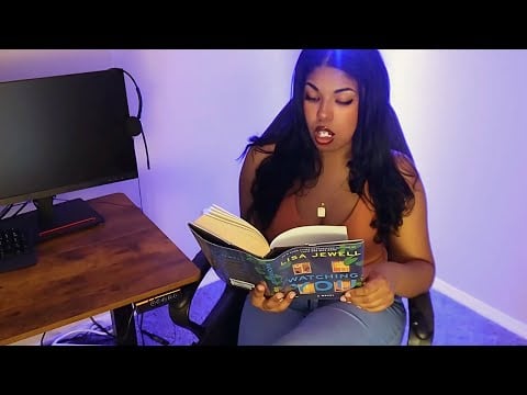 ASMR Gum Chewing While I Silently Read