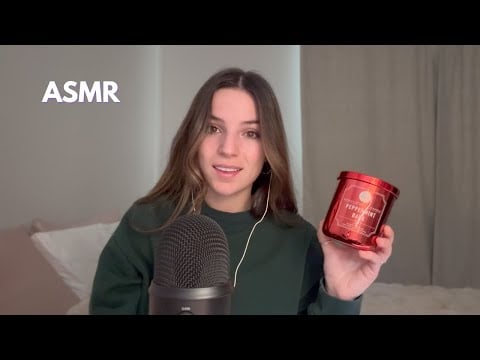 ASMR Tapping with All Red Items