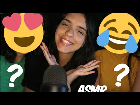 FIZ ASMR COM DUAS ASMRTISTAS