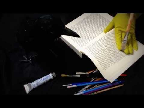 [ ASMR ] The daughters from the painter whisper  with latex gloves