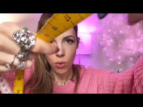 ASMR - Fast & Aggressive Measuring You, Follow My Instructions, Random Tests