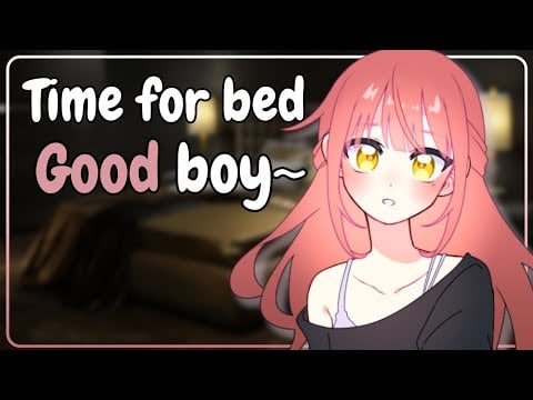 [F4M] Tucking a Good Boy into bed [ASMR] [Hair brushing] [Sleep Aid][Whispered]