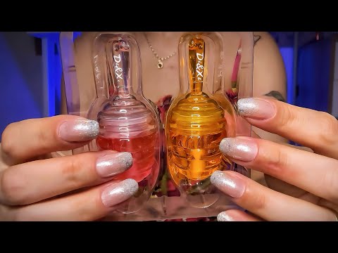 ASMR – Comprei presentes pra vocês 💗 abrindo tudo com sons relaxantes
