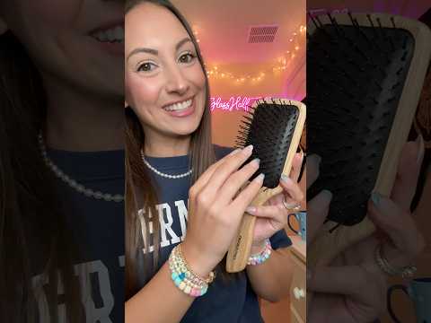 Hair brush asmr