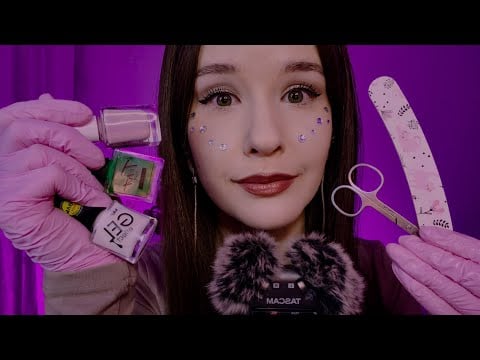 ASMR Anti-Stress Маникюр Ролевая игра / Manicure Personal Attention