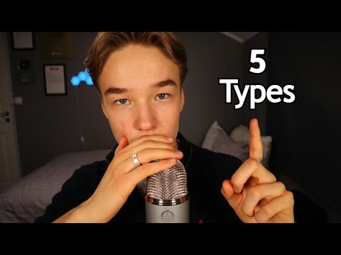 ASMR 5 Types Of Mouth Sounds