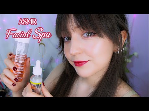 ⭐ASMR [Sub] Valentine's Day Spa Facial: Moisturizing your Face (Layered Sounds, Soft Spoken)