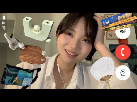 ASMR 밤에 너랑 영상통화하면서 내 최애템 보여줄래🖤  I will show my favorite item on Night Video Call