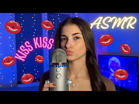 ASMR🎙️🤍KISS KISS 💋😘FOR YOU🫶👄MOUTH SOUNDS