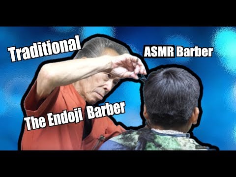 The 円頓寺 ENDOJI Barber - Accidental ASMR Session with Classic Japanese Barber!
