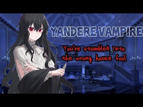 Stumbling into a Vampire's Mansion (F4A) (ASMR) (Vampire feeding) (slight yandere) (Improv)