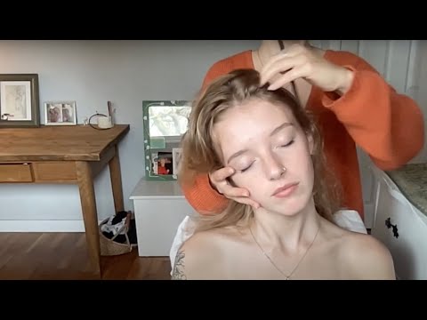 ASMR: Massage, guasha, matcha, vetiver, lemon grass, brushing, scratching, oils, and more! 🐝