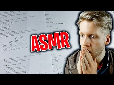 ASMR - Lern mit mir für meine Uni-Prüfung, damit ich bestehe! 💪